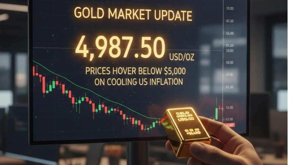 Gold Market Update: Prices Hover Below $5,000 on Cooling US Inflation