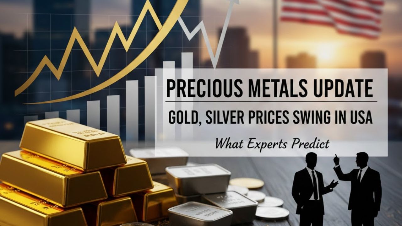 Precious Metals Update: Gold, Silver Prices Swing in USA — What Experts Predict